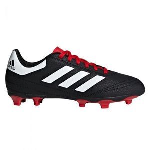 ADIDAS JR GOLETTO VI FG - CORE BLACK/WHITE/SCARLET Youth soccer cleats-3